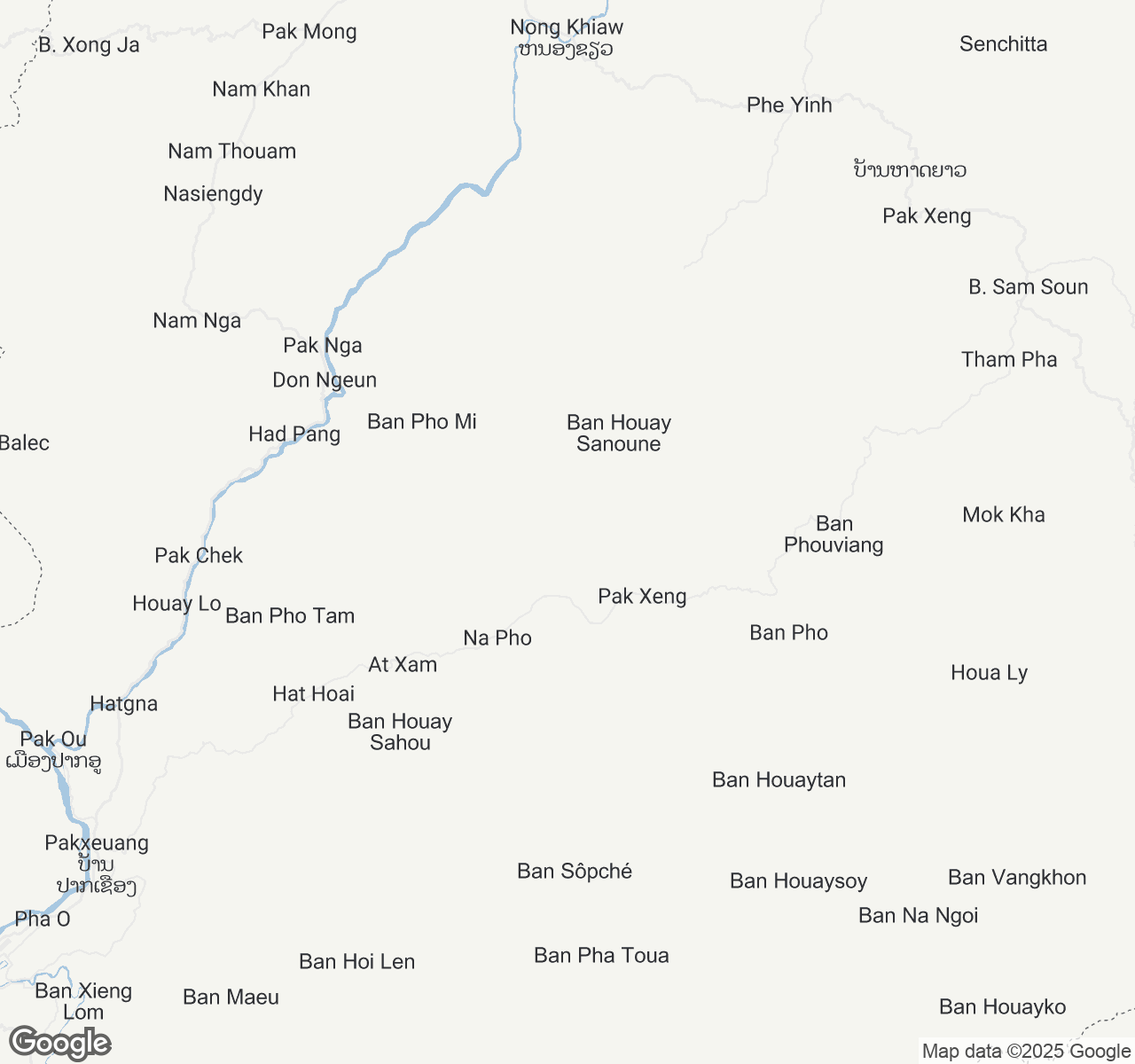 Map of Luang Prabang