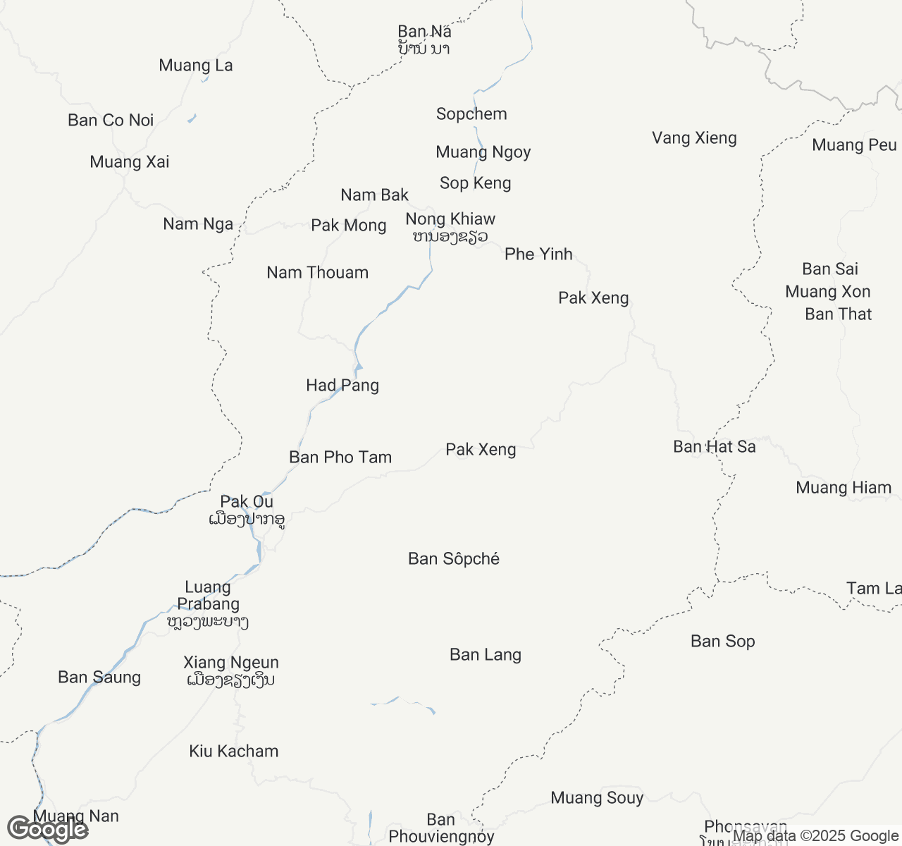 Map of Luang Prabang